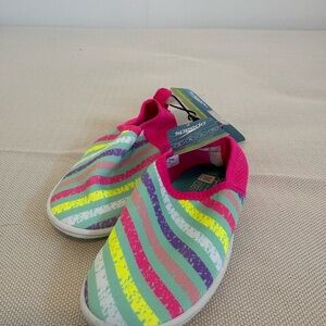 Speedo Kids' Vibrant Striped Water Shoes